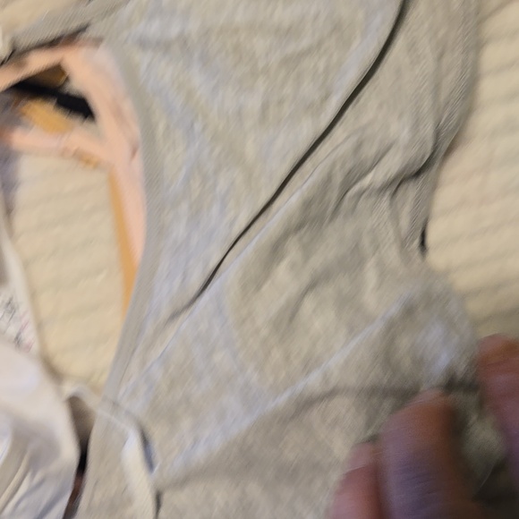 Rene Rofe Girls  Intimates White and Gray Bralette Set Size Xl. 14 - Picture 3 of 7